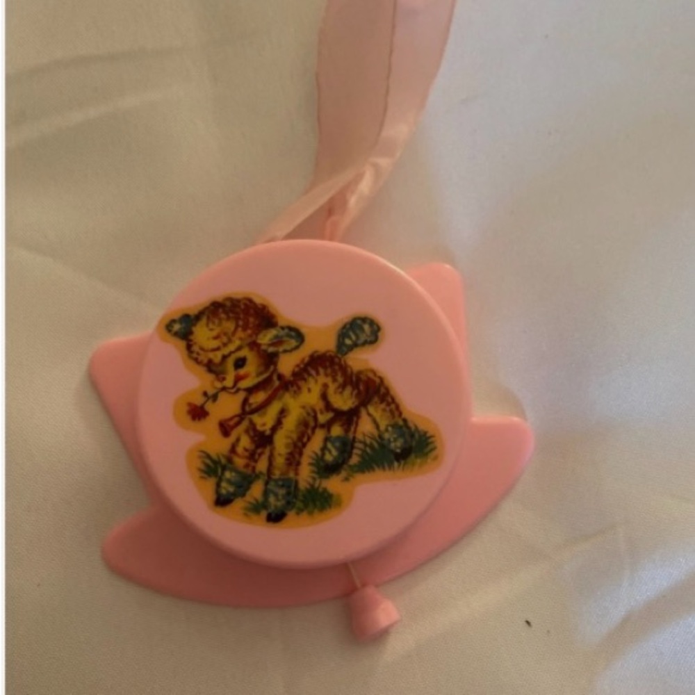 Pink Lamb Music Box